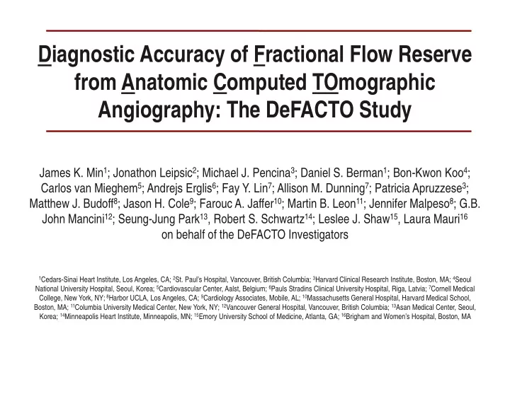 diagnostic accuracy of fractional flow reserve from