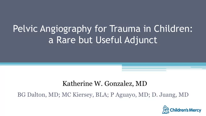 a rare but useful adjunct