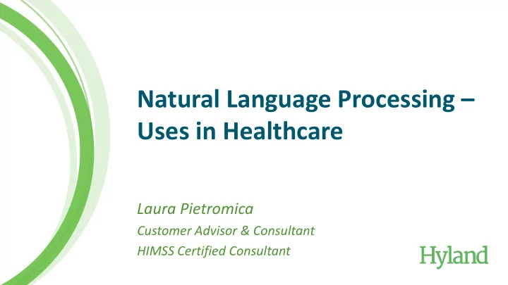 natural language processing