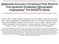 diagnostic accuracy of fractional flow reserve