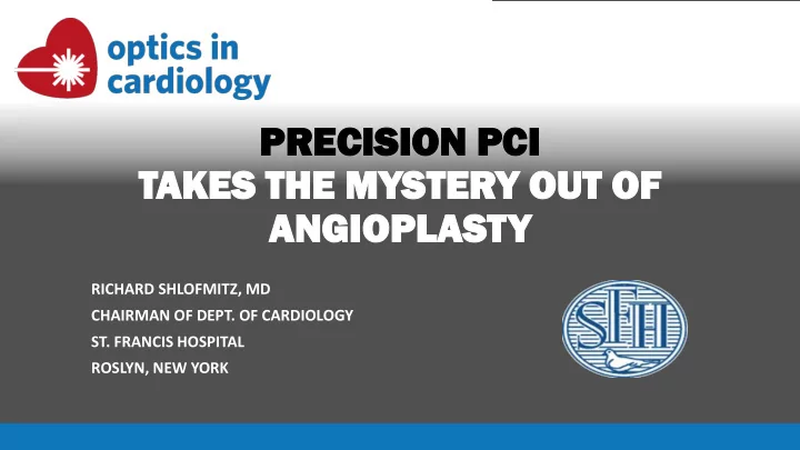 preci precision pci pci tak akes es th the e mystery out