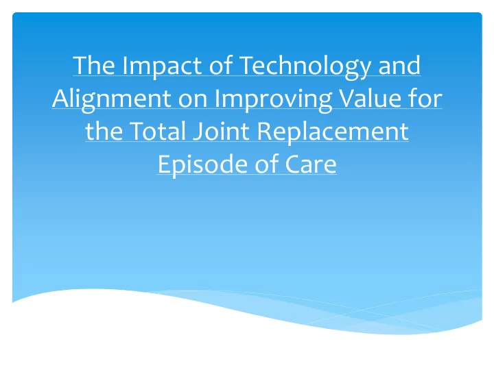 the impact of technology and