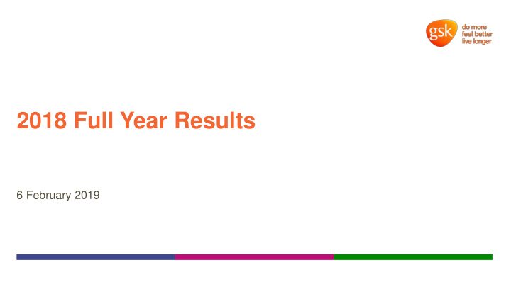 2018 full year results