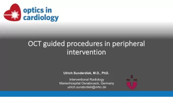 OCT  T gui  guided  ded pr  procedur  edures  es in  n per  peripher  pheral  in  inter  erven