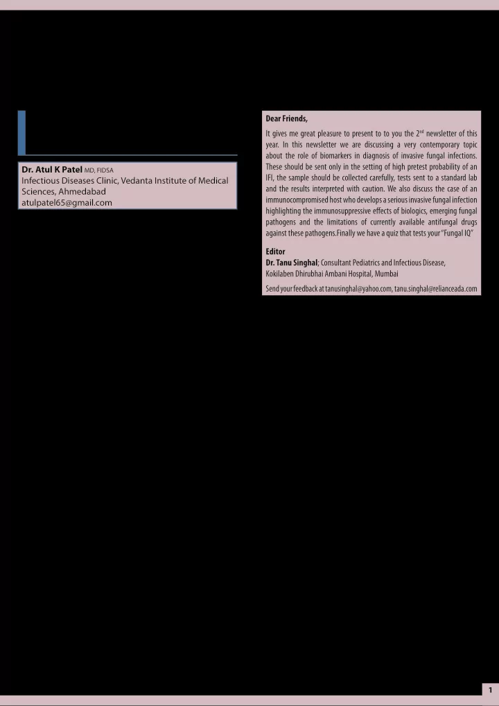 fungal infections study forum