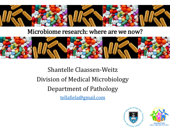 mic icrobiome research where are we now shantelle