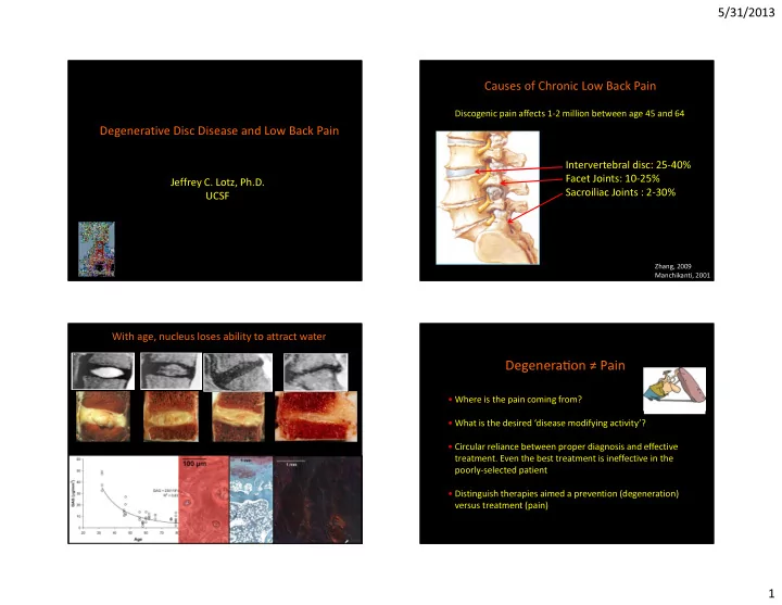 degenera on pain