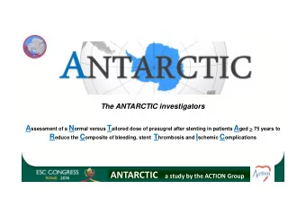 Platelet reactivity       outcomes  Myocardial infarction  Myocardial infarction  Major
