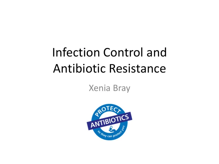 antibiotic resistance