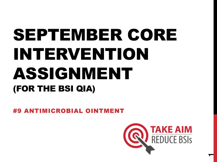 intervention