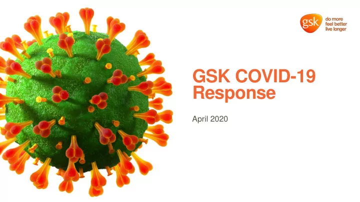 gsk covid 19 response
