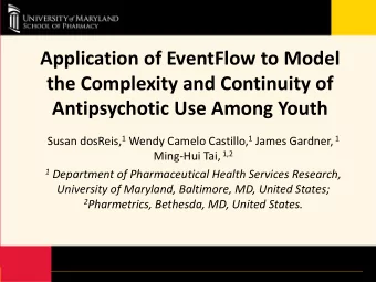 Application of EventFlow to Model  the Complexity and Continuity of Antipsychotic Use Among Youth