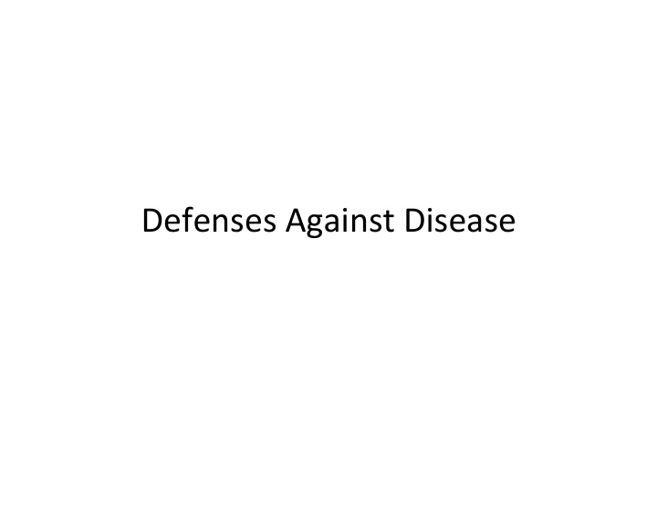 defenses against disease origin of immune cells