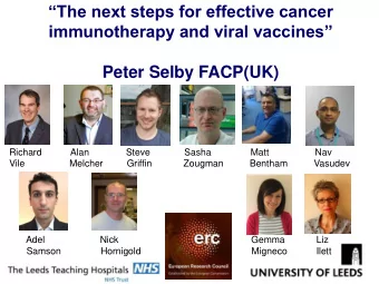 Peter Selby FACP(UK)  Richard           Alan              Steve             Sasha