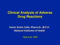 clinical analysis of adverse clinical analysis of adverse