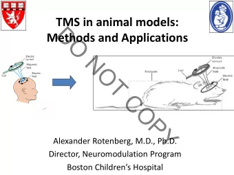 D  Methods and Applications  O  N  Electric  current  O  Magnetic  field  Electric  Coil  T  field