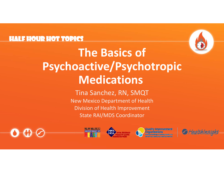 the basics of psychoactive psychotropic medications