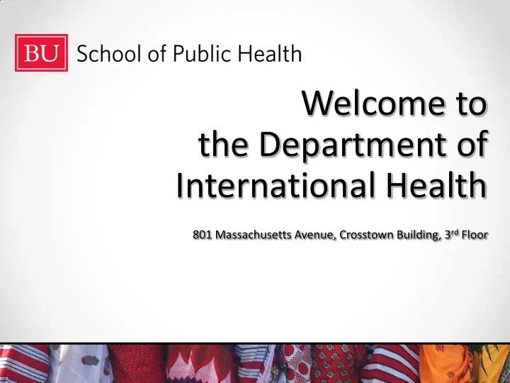 the department of