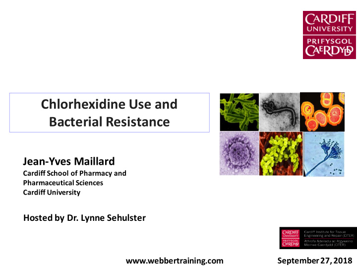chlorhexidine use and bacterial resistance