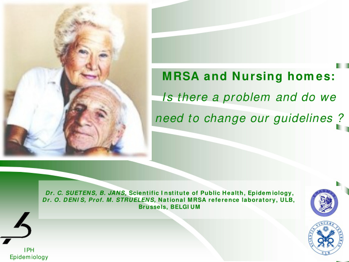 mrsa and nursing hom es is there a problem and do we need