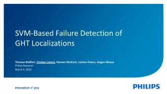 GHT Localizations  Thomas Blaffert, Cristian Lorenz, Hannes Nickisch, Jochen Peters, Jrgen Weese