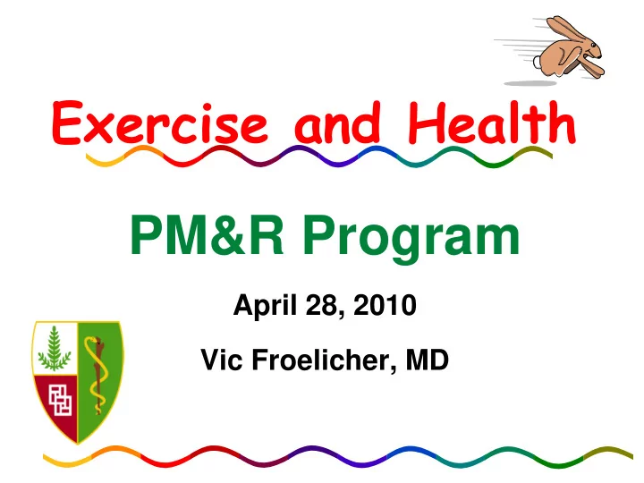 exercise and health