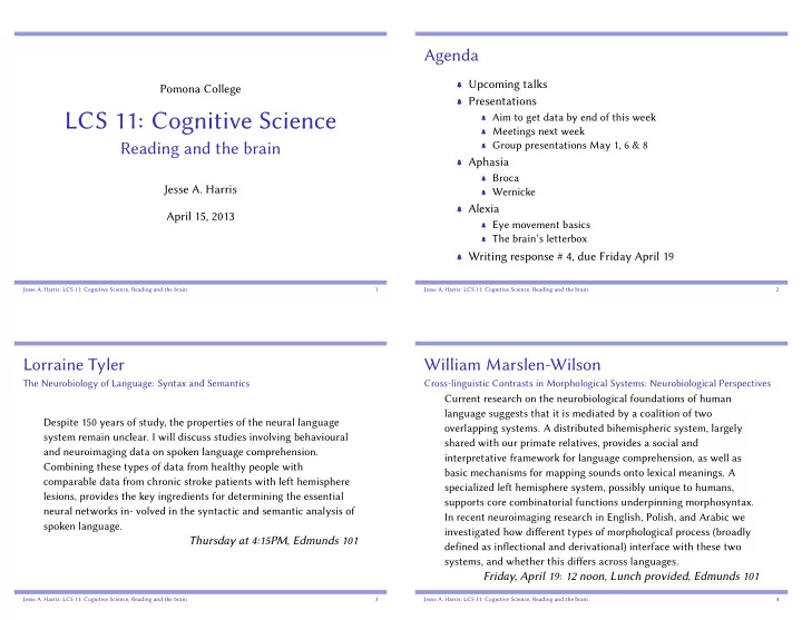 lcs 11 cognitive science