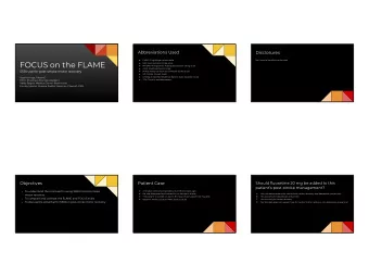 FOCUS on the FLAME    HSS: Hemispheric stroke scale  MADRS: Montgomery Asberg depression rating
