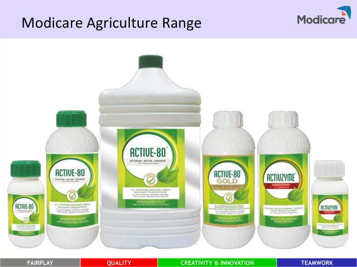 modicare agriculture range
