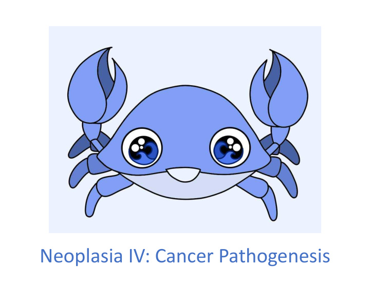 neoplasia iv cancer pathogenesis cancer pathogenesis