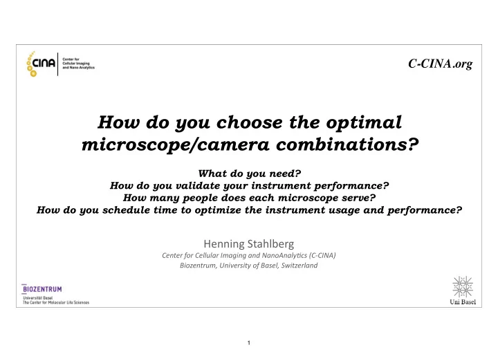 how do you choose the optimal microscope camera