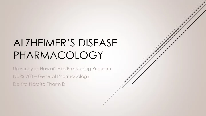 alzheimer s disease