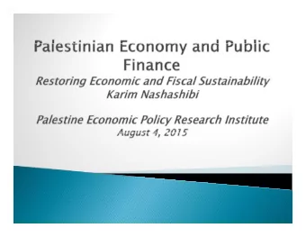 Steady economic decline since 2011. Negative per  y  g  p  capita income growth in the WB since