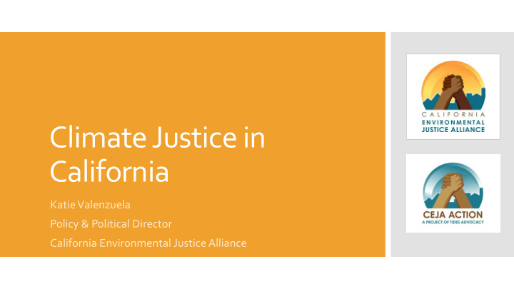 climate justice in california