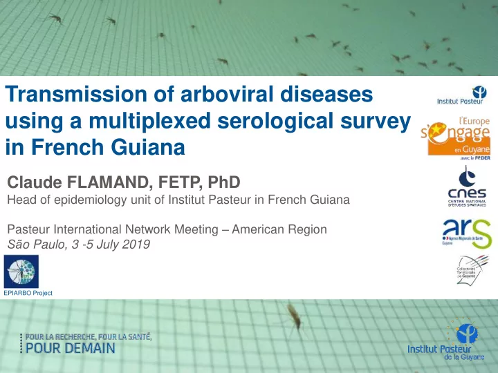 transmission of arboviral diseases