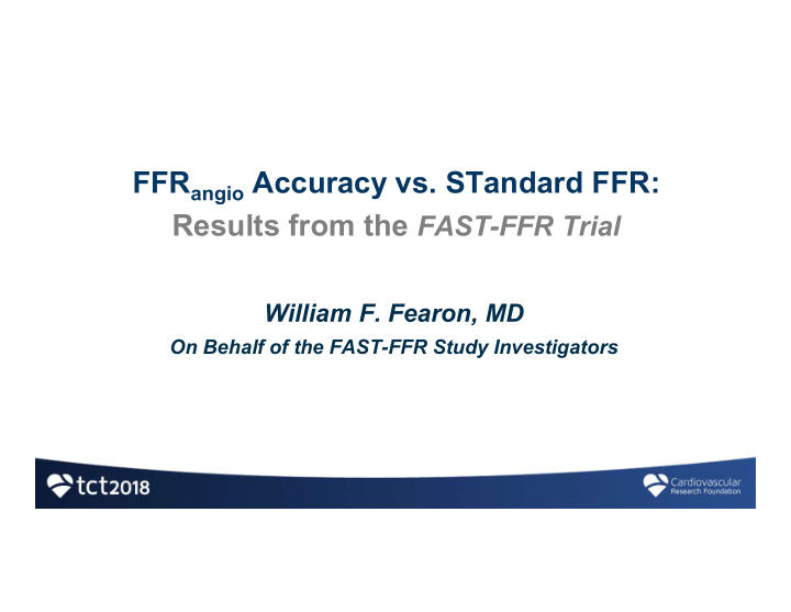 ffr angio accuracy vs standard ffr