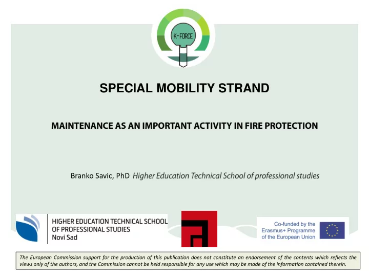 special mobility strand