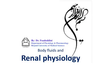 Renal physiology  25 Volume and Osmolality of Extracellular and Intracellular Fluids in Abnormal