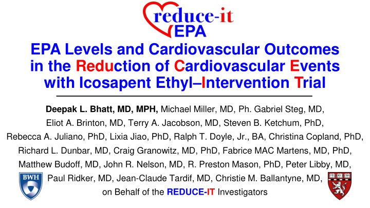 epa levels and cardiovascular outcomes
