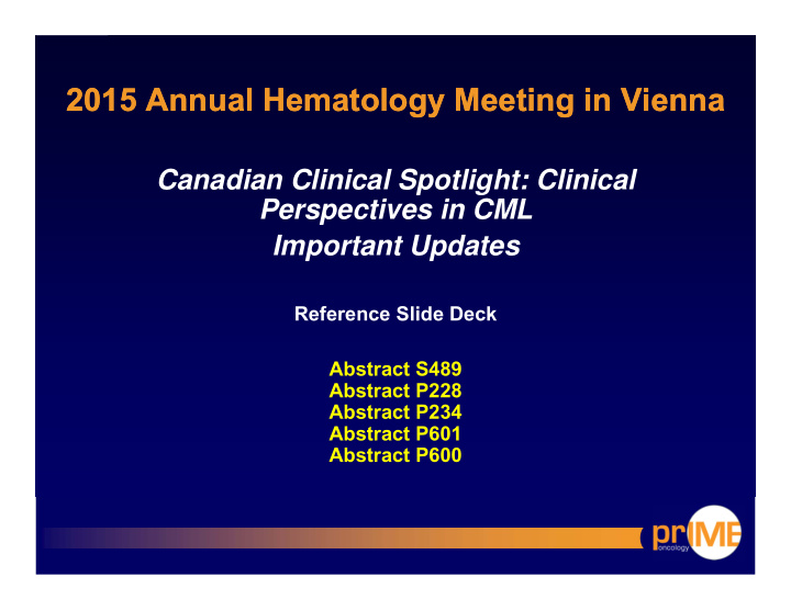 2015 annual hematology meeting in vienna 2015 annual
