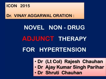 Hypertension o Commonest cardiovascular disorder o Major risk factors  for cardiovascular