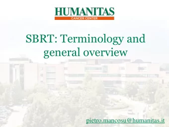 general overview  pietro.mancosu@humanitas.it  Google search 2018  Google search 2018 Sneak Attack