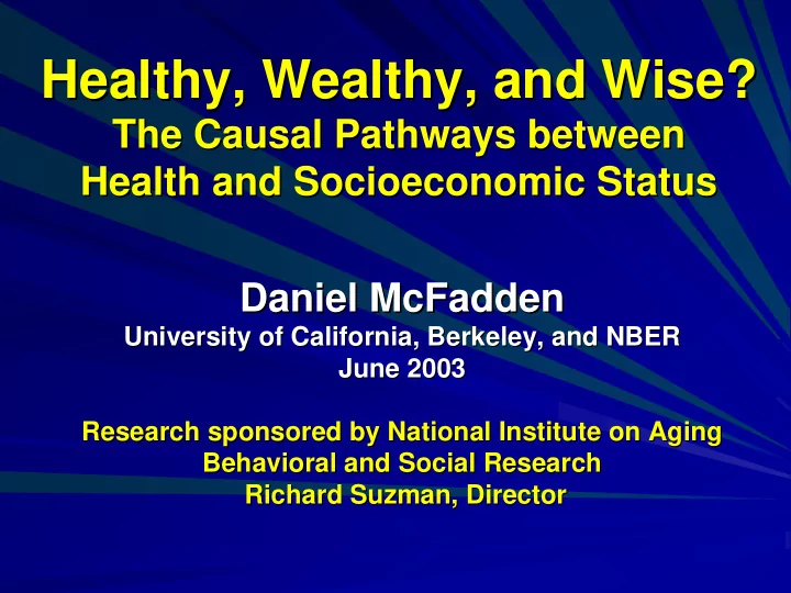 healthy wealthy and wise healthy wealthy and wise