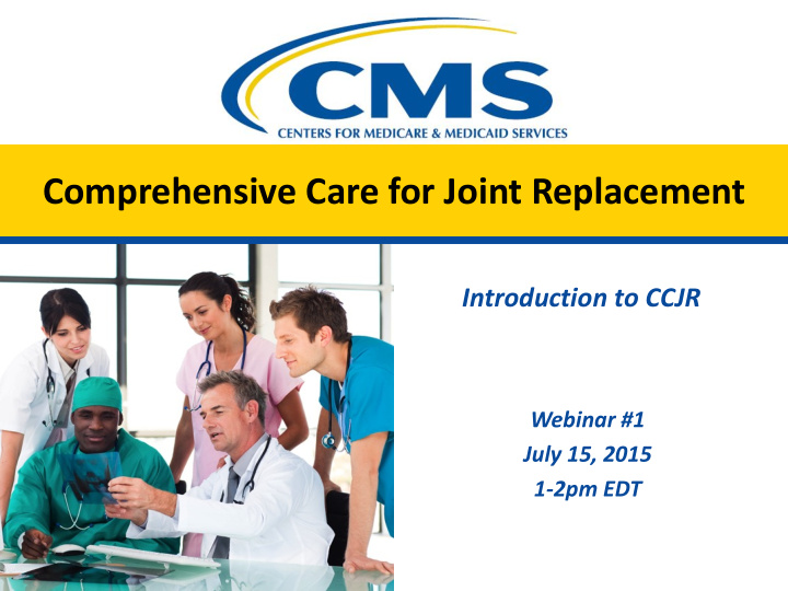 comprehensive care for joint replacement