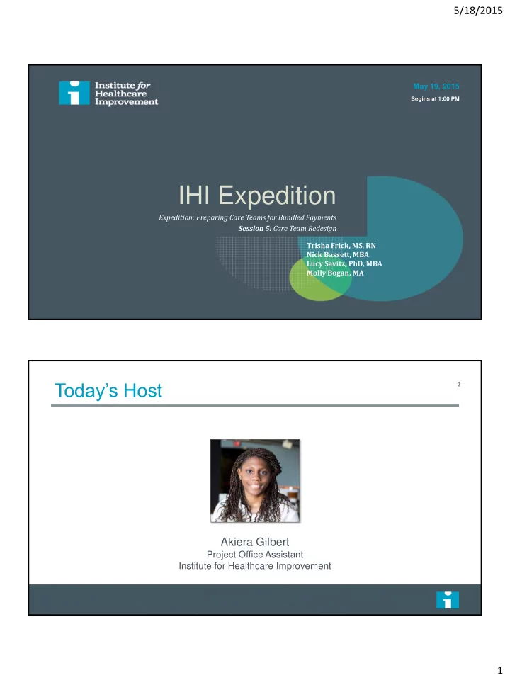 ihi expedition