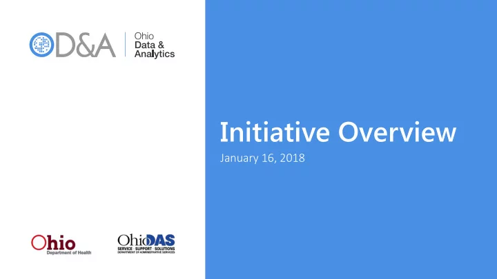 initiative overview