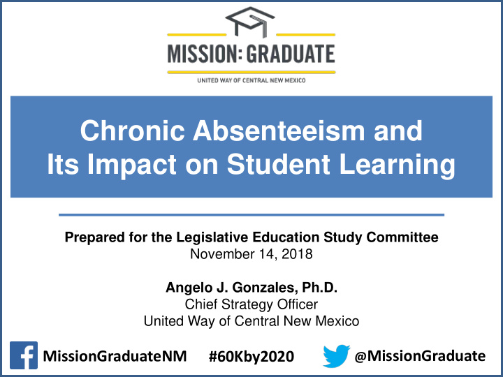 chronic absenteeism and its impact on student learning