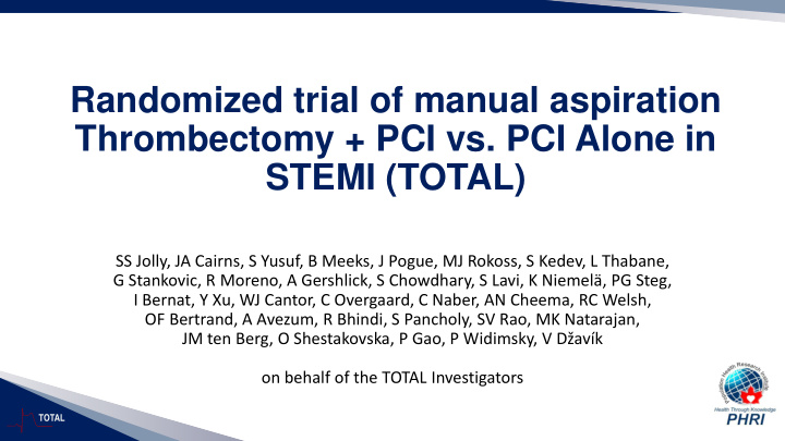 randomized trial of manual aspiration thrombectomy pci vs