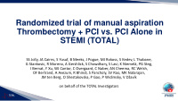randomized trial of manual aspiration thrombectomy pci vs