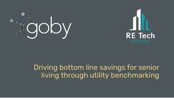 Driving bottom line savings for senior  living through utility benchmarking  Our Presenters  Marla